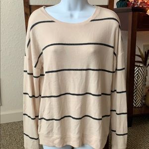 Maurices stripped sweatshirt